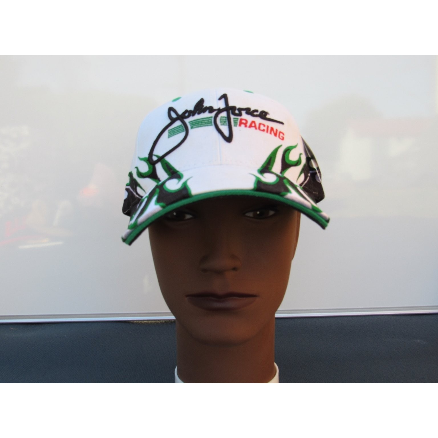 John Force Racing Nhra Powerade Drag Series Flames Hat Strapback Osfm
